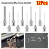 12Pcs 8G-30G Fluids Dispensing Machine Needle Blunt Tip Glue Dispenser Tip