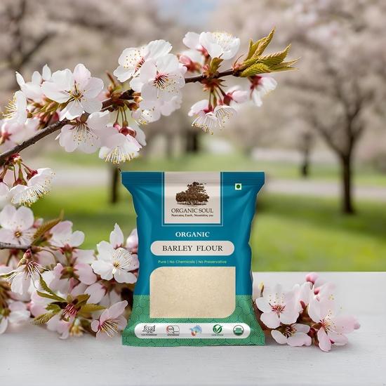 Органическая ячменная мука/Jau ka atta 900 грамм/сертифицировано NPOP I Органический сертифицированный