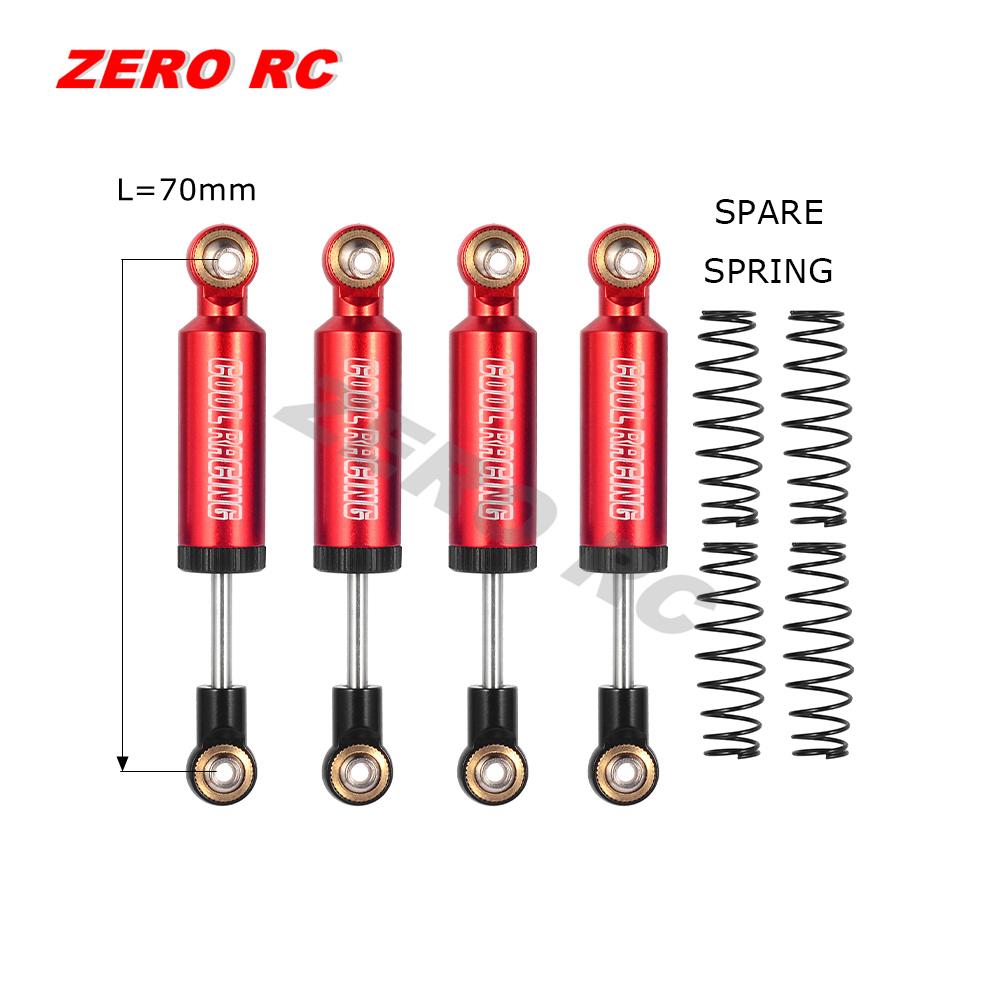 ALLOY SUSPENSION SHOCKS ABSORBER INTERNAL SPRING DAMPERS 60MM 70MM 80MM 90MM 100MM 110MM For SCX10 II D90 WRAITH TRX4 RC CAR