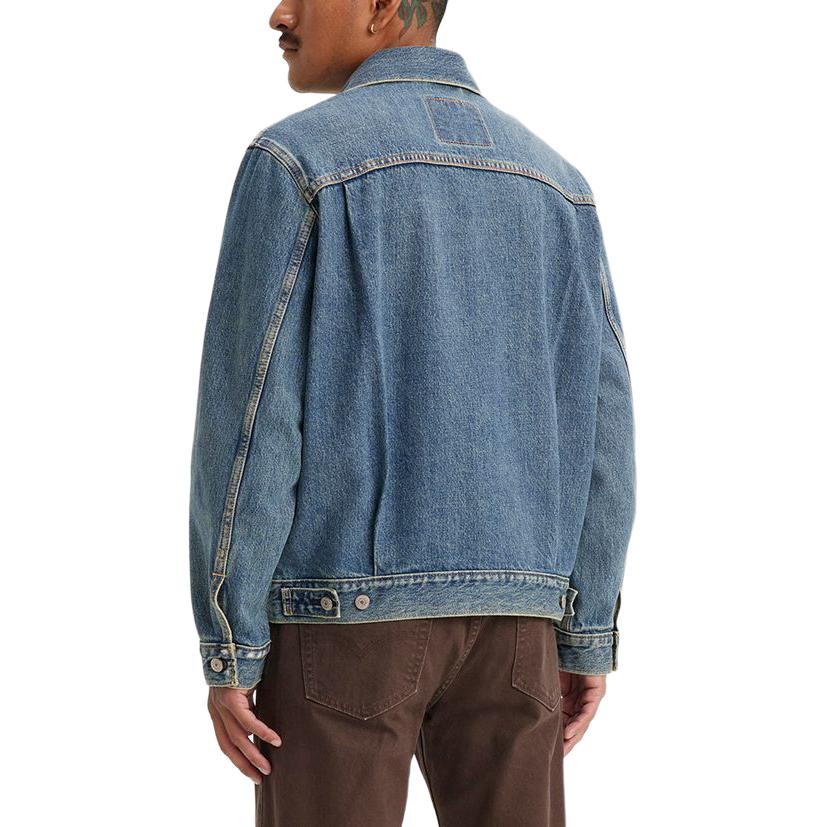 Джинсовая куртка Levis Vintage однобортная свободного кроя унисекс куртки A7632-0000