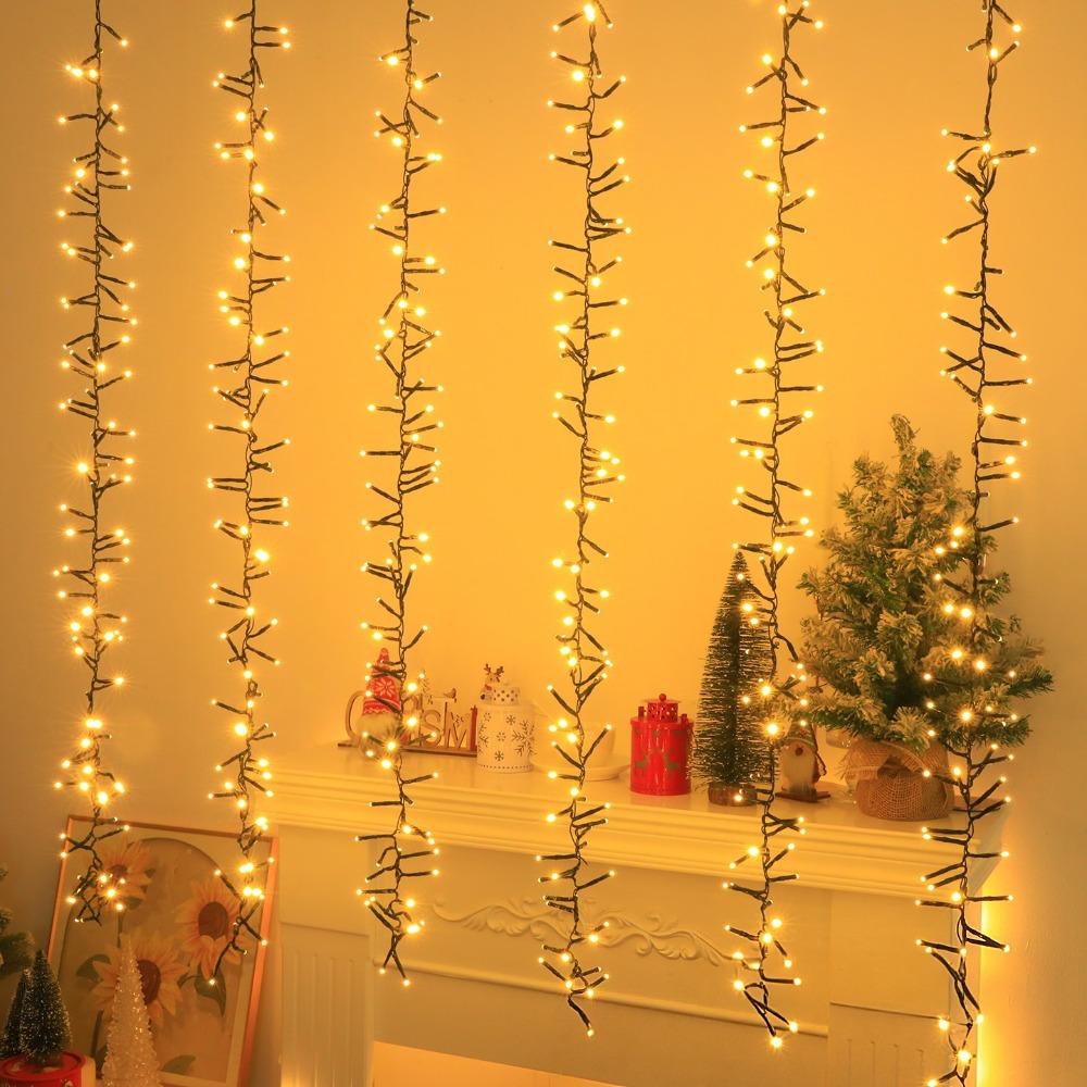 Waterproof Meteor Shower Lights LED Icicle Lights Fairy Lights String Lights Garden