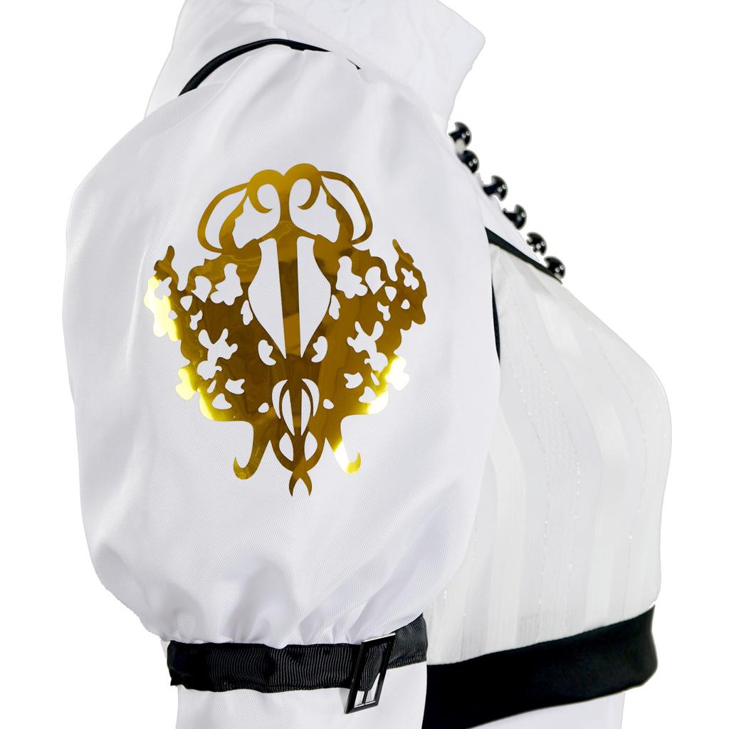 Devil May Cry Kyrie Элегантное белое платье Косплей костюм, Наряд игрового персонажа для Хэллоуина и сценических выступлений