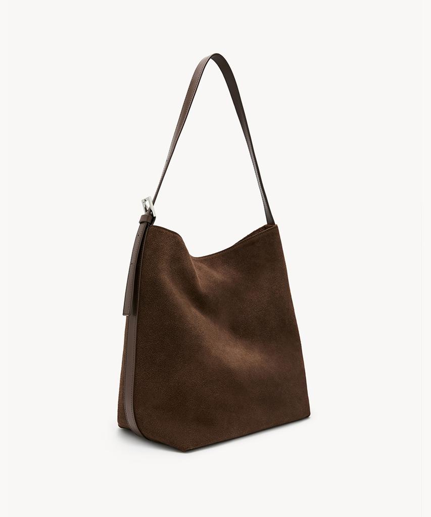 Clave Lily Suede Brown Tote Bag