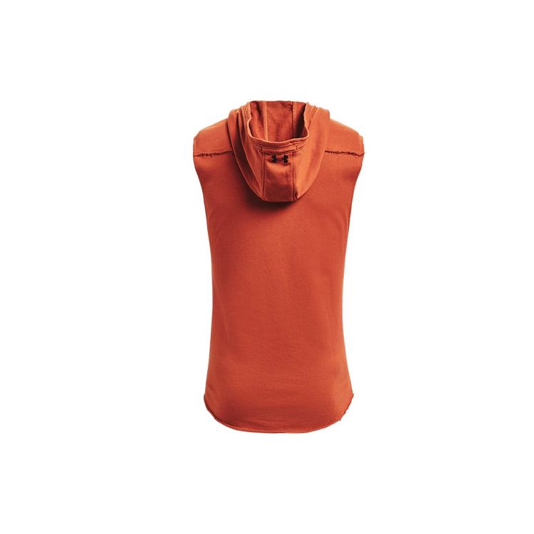 Under Armour Проект свободного кроя тренировочная толстовка без рукавов мужская топы оранжевый 1361744-843