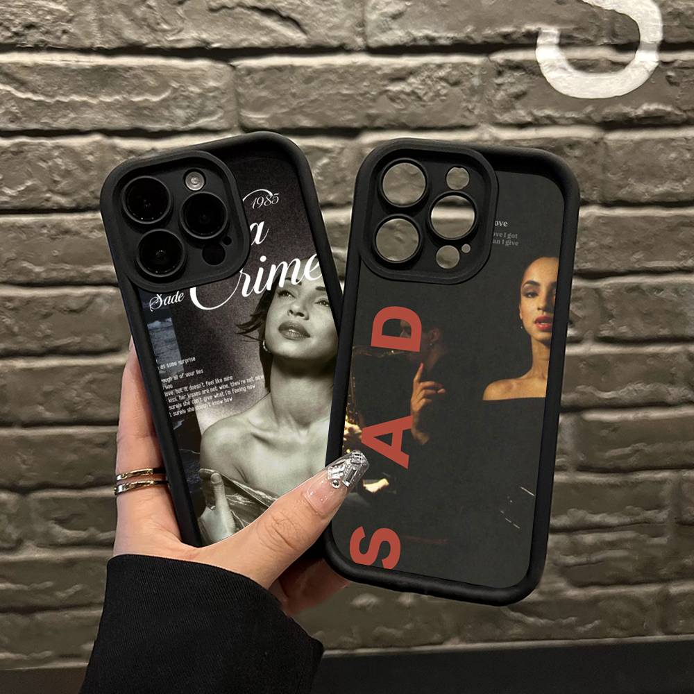 Чехол для телефона певицы Sade Adu для iPhone 17 16 15 14 Plus 13 12 11 Pro Max Силиконовый чехол
