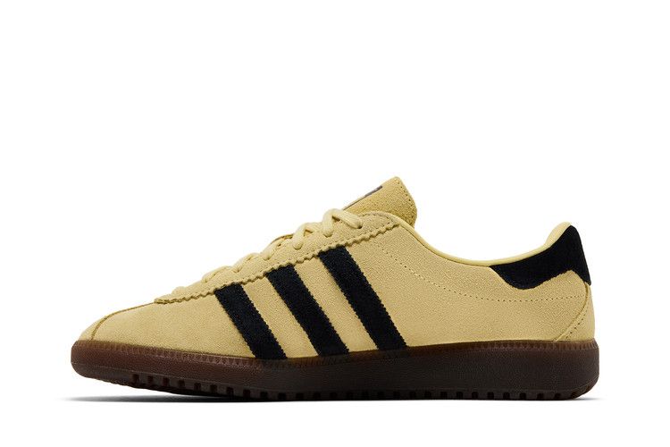 Женские кроссовки adidas Bermuda Пудрово-желтые Черные (Женский) Порошок желтый/Основа черный/Серый три