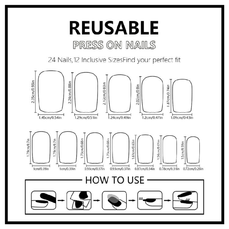 Новогодние накладные ногти с дизайном кленовых листьев, короткие квадратные, 24 шт., модные искусственные ногти для осени
