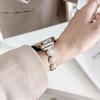 Металлическая цепочка с жемчугом в французском стиле для Apple Watch 11, iWatch 10987E, Huawei GT6, Xiaomi 9