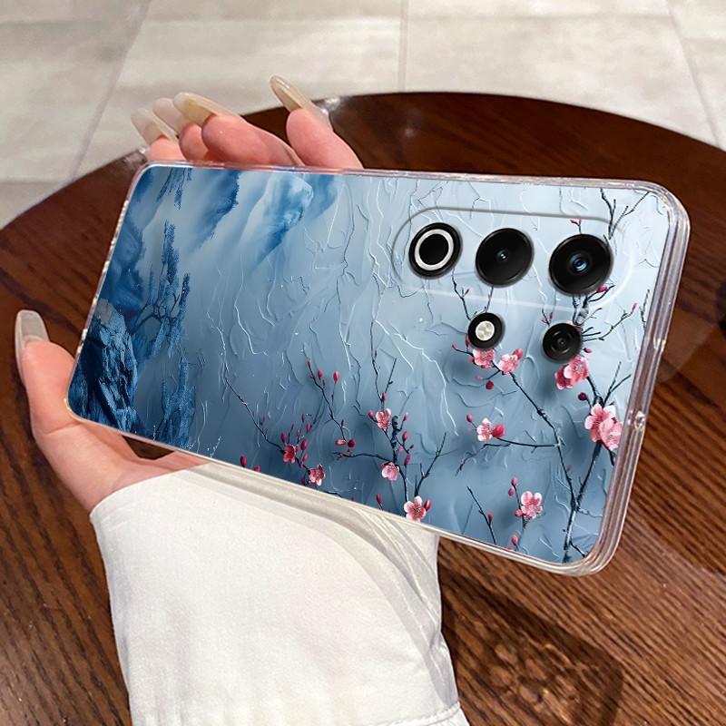 For Itel S25 Ultra (S686LN) Case ITEL S25 (S685LN) Cases Clear Silicone Coque Soft TPU Back Cover Cute Rabbit Cat Phone Case