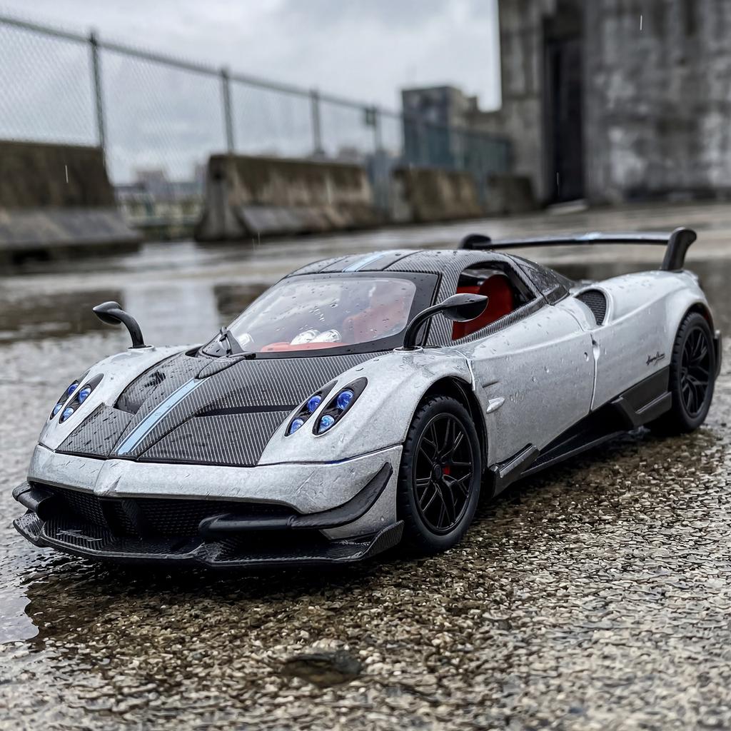 1:24 Pagani Huayra BC Гиперкар Сплав Модель Спортивного Автомобиля Литье под Давлением Металл Модель Гоночного Автомобиля Украшение для Рабочего Стола Компьютера Высокая Симуляция