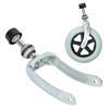 Wheel Bracket Holder Assembly with Bearing High Sensitivity Steel Wheelchair Accessories