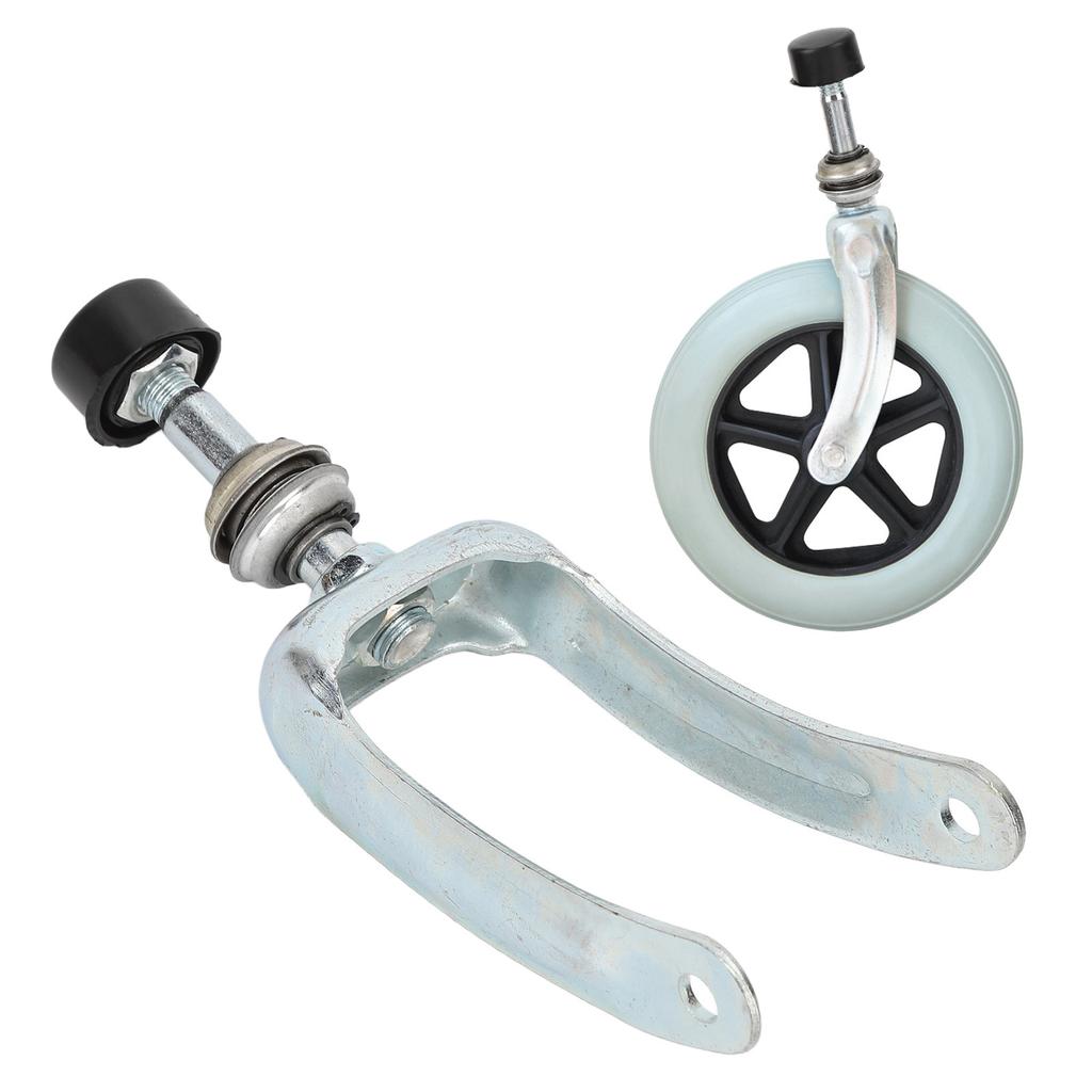 Wheel Bracket Holder Assembly with Bearing High Sensitivity Steel Wheelchair Accessories