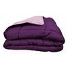 Warm Bicolor Duvet Microfiber Range "Cocoon Non-fire - Standard NF EN ISO 12952" All Sizes Golden Fleece - Cocoon Plum Lilac