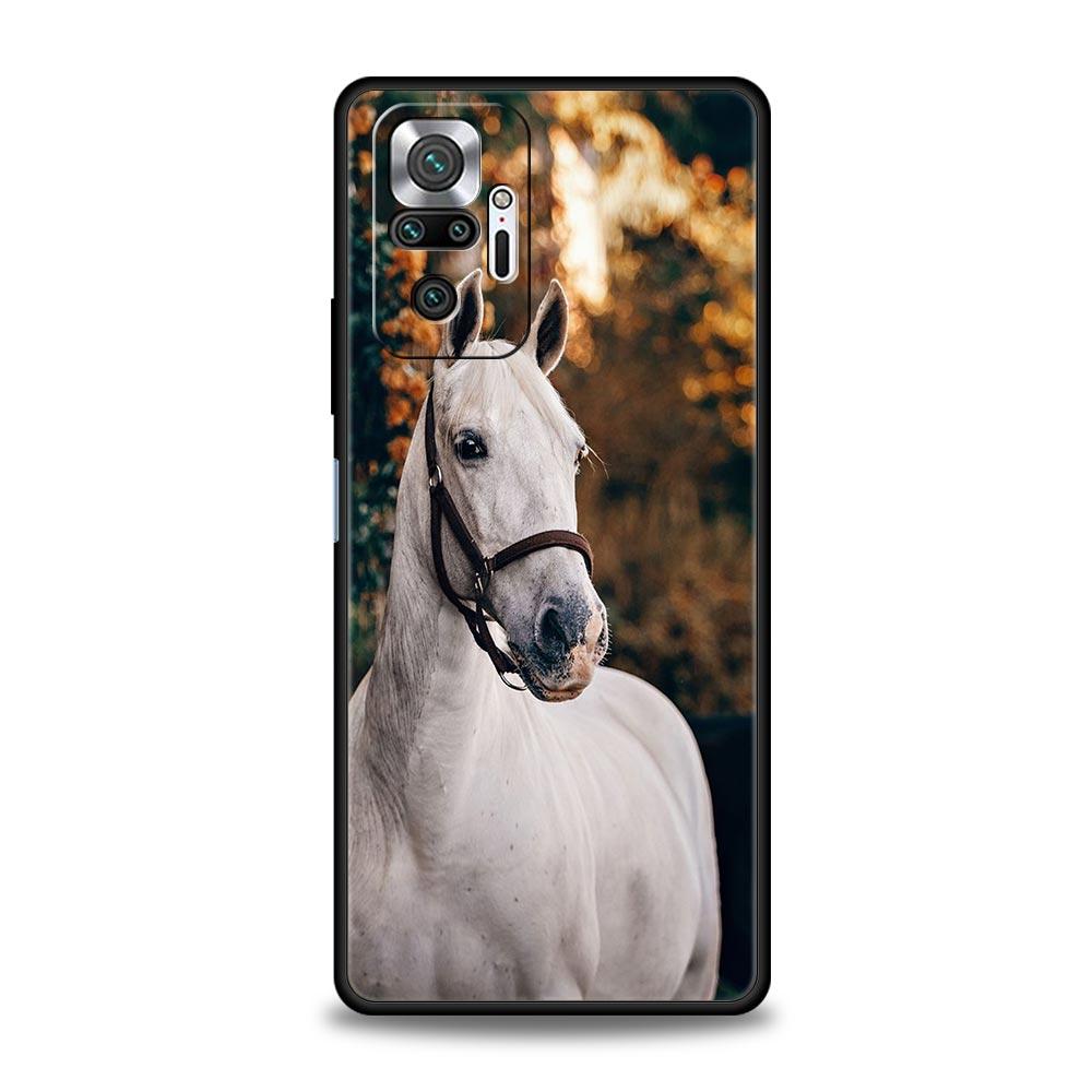 Чехол для телефона с изображением бегущей лошади для Xiaomi Redmi Note 13 12 5G 11 10 Pro Plus 4G 9S 9 8 7 9T 13C 10C 9C 9A, мягкий силиконовый чехол