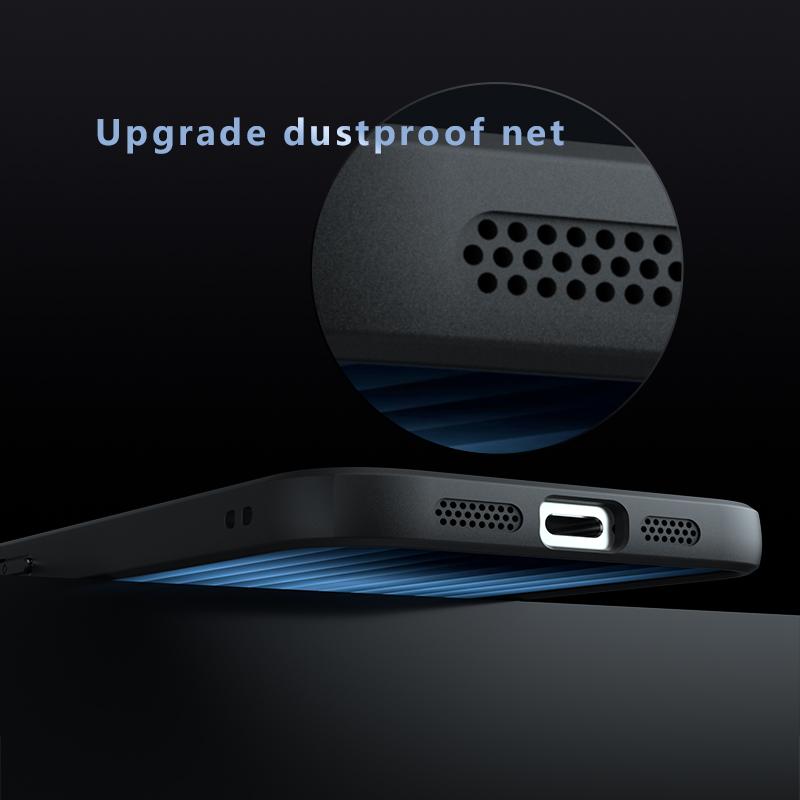 Чехол для iPhone 16e PC+TPU Матовый чехол для телефона с амортизирующей подушкой безопасности