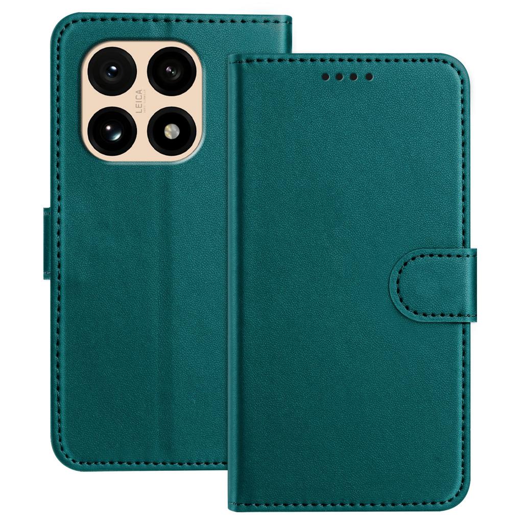 Для Xiaomi 15T Кожаный чехол Кошелек Подставка Однотонный Противоударный Чехол для телефона