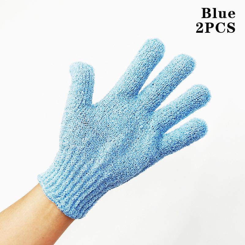 2 шт. перчатки для душа отшелушивание кожи массажная губка для тела скраб для душа скраб для спины увлажняющие спа принадлежности