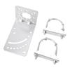 Antennae Mast Pole Mount Adjustable Angle Rustproof Antennae Pole Clamp Holder for Wireless Bridge