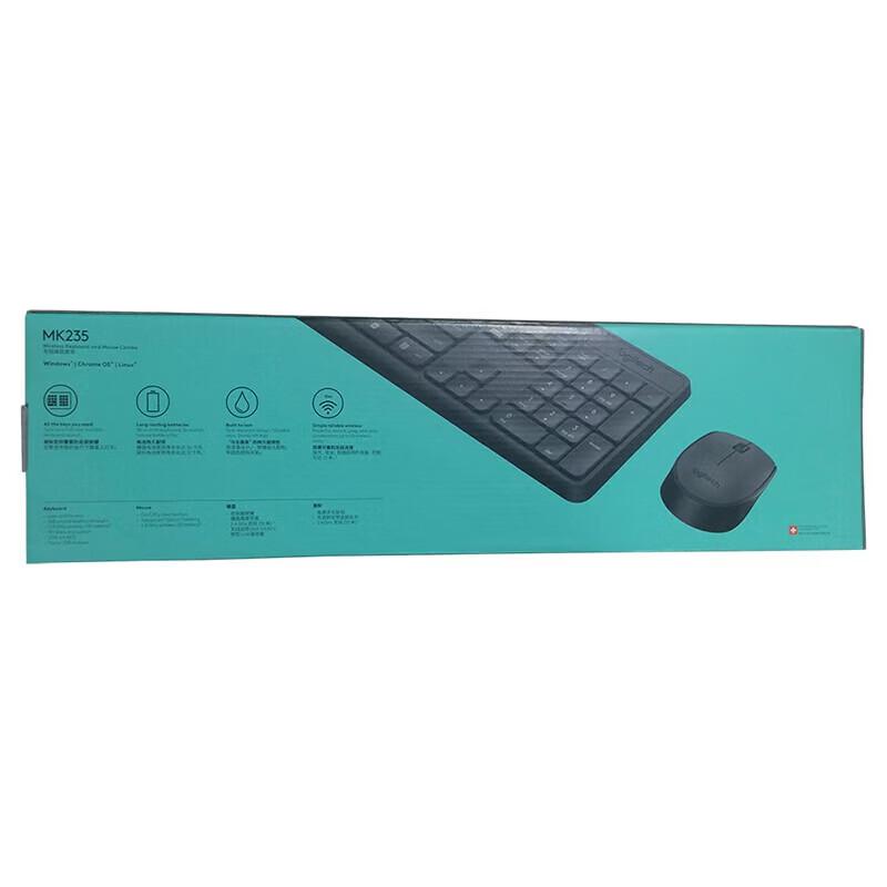 Logitech Беспроводной комбо-набор клавиатура и мышь MK235