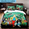 3PCS Adventure In The City 3pcs Bedding,Including 3PCS Duvet Cover And 2pcs Pillowcases Perfect for Christmas,Ideal for Bedroom, Dormitory
