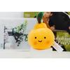 Charming Apple Plush Keychain With Short Plush For Youthful Backpack Accessories