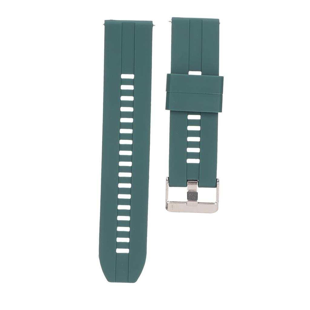 Watch Band Strap 22mm Universal Quick Release Silicone Accessory for Realme Watch 2Dark Green