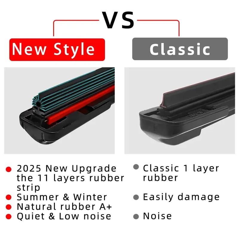 Front Windshield Layer Strip Wipers 2025 Latest Model Car Wiper For Peugeot 308SW T9 308 Estate 408 MK1 2010-