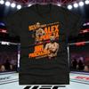Лето 2026 UFC 303 Алекс Перейра Боевая Графическая Футболка Женская Спортивная Хлопковая С Коротким Рукавом Свободная Повседневная Футболка для Фитнеса Унисекс