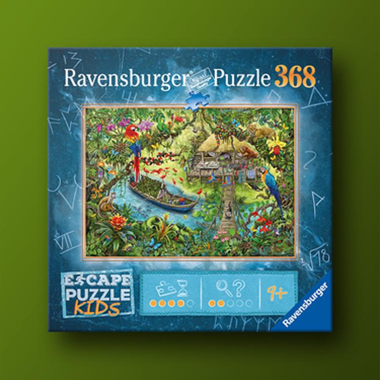 R172450_Escape Puzzle Kids: Jungle Exploration_368 Pieces, Popular Korean Board Game