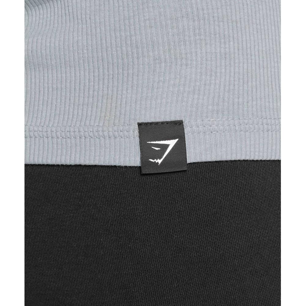 Gymshark Рубашка Ribbed Tank 3pk Denim Grey Pebble Grey Lifestyle Brown A5a2e Gdcd