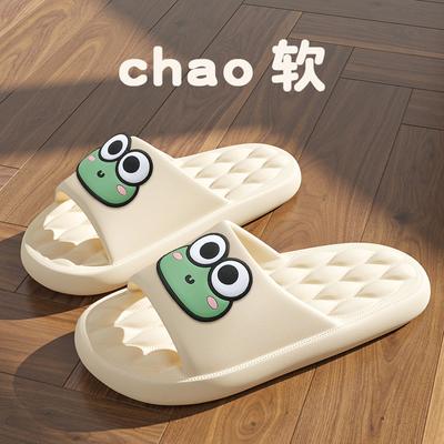 Женские летние модные тапочки 2024 года, новый стиль, мужская и женская обувь с героями мультфильмов, трендовые нескользящие сандалии для дома и улицы