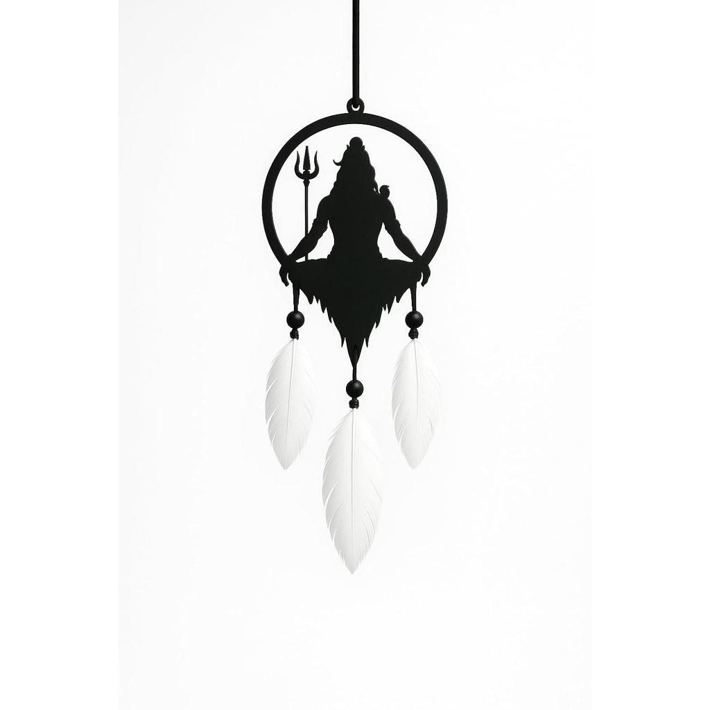 Акриловые Фантазийные Ловцы Снов для Подвесного Украшения в Автомобиль | Поднимите Декор Автомобиля, Дома, Офиса и Сада | Элегантность Божественного Бога | Декор Зеркала с Позитивной Энергетикой