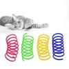 1/2/4/5 шт. Игрушки-пружинки для кошек Цветная спиральная пружина Прочные игрушки для кошек Пластиковые игрушки для домашних кошек для упражнений и здоровья Пружина с нерегулярным отскоком