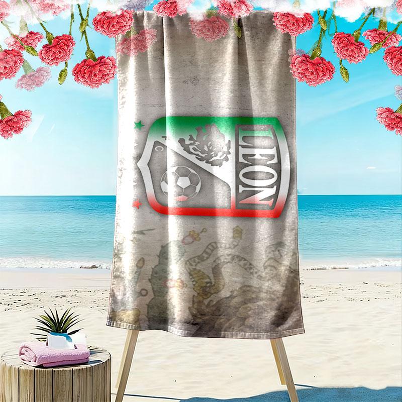 Leon FC Print Beach Towel, Large Soft Quick Dry Towel for Beach Camping Swimming