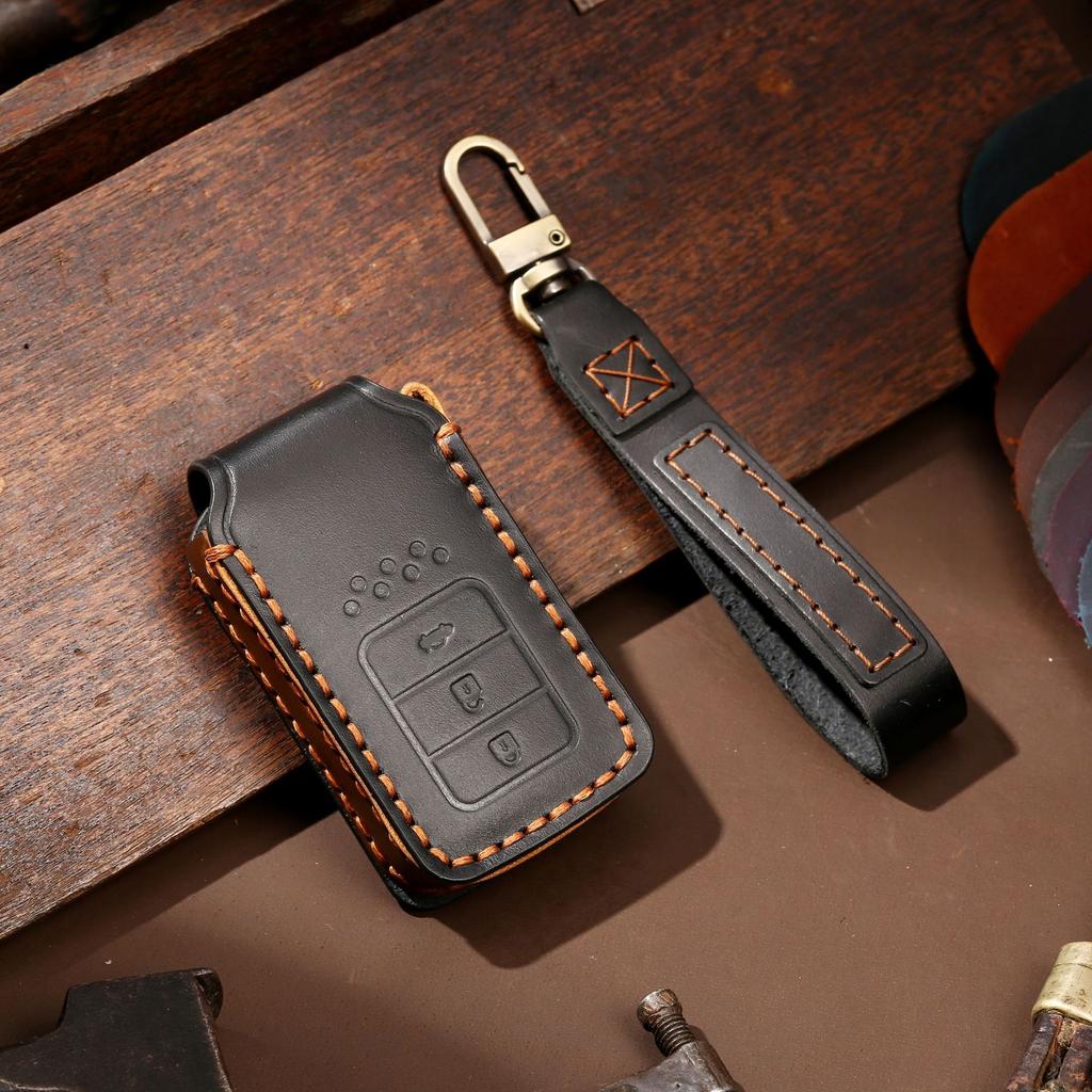Car key cover is suitable for Honda key cover Civic Accord handmade leather key cover