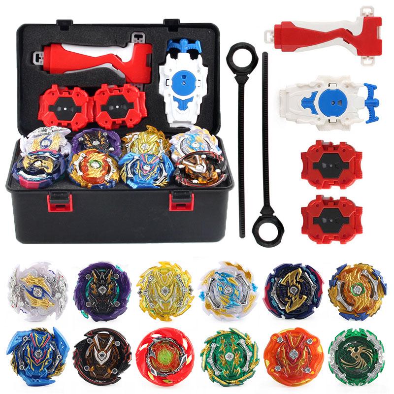 12 гироскопов Gt Beyblade Burst Set W Grip Launcher Портативный ящик для хранения Чехол Верх
