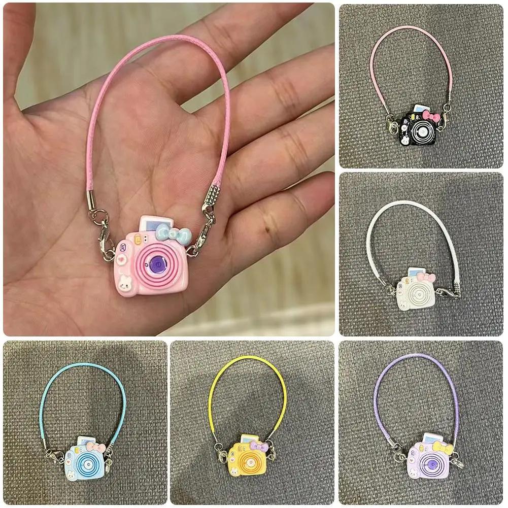 Мини DIY Камера Наряд Плюшевая Игрушка Для 17См Куклы Labubu Аксессуары Для Кукольного Домика Подвеска На Шею Кукольный Домик Подвеска