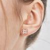 CRANNE 14K PLATED Clover Motif Post Earrings C24EB328