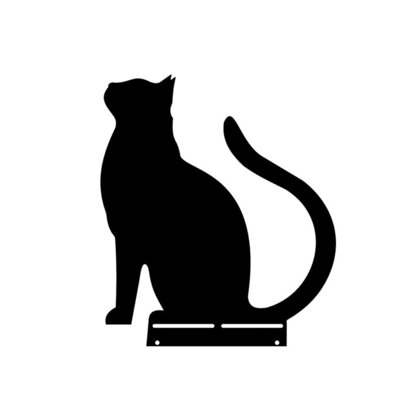 Металлические садовые украшения Металлические садовые животные Садовые колышки Садовые украшения в виде кошек Уличный садовый вкладыш для клумб Газон