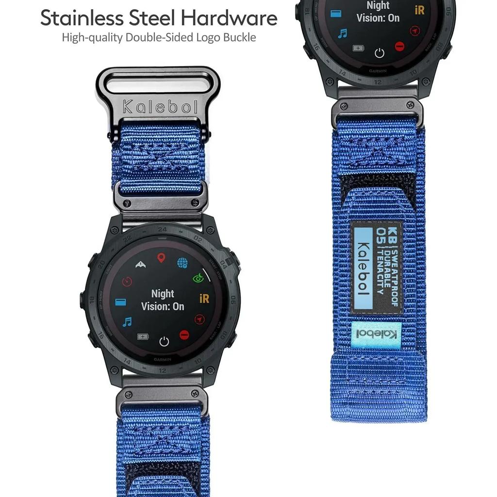22 26 мм Нейлоновый тактический ремешок для GARMIN FENIX8 7 7X PRO 6 6X Мягкий износостойкий корпус ремешка для 965 Instinctive браслет QuickFit