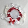 Lovely Lace Magnetic Anime Badge Holder Heart Bear Pins Display Base Bell Bow Ornate Ribbon Badge Flower Ita Bag Accessories