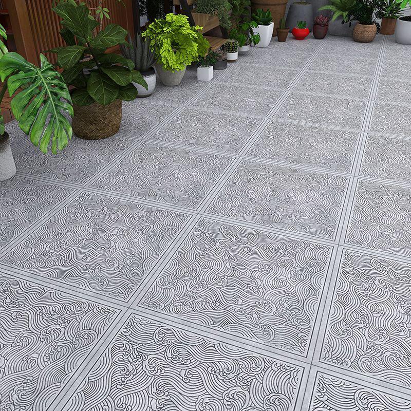 600x600 Китайская антикварная противоскользящая напольная плитка для внутреннего двора для гостевого дома и ресторана