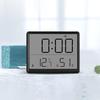 ЖК-цифровой будильник, современный легко читаемый дисплей влажности и температуры, многофункциональный термометр, гигрометр, настольные часы, подарок на день рождения