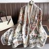 Spring Scarf Women's Luxury Design Polyester Material Smooth Scarf Soft Shawl Beach Scarf