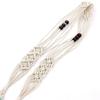 Hand-Woven Bohemian Waxed Cord Waist Chain - Retro Ethnic Tassel Style 