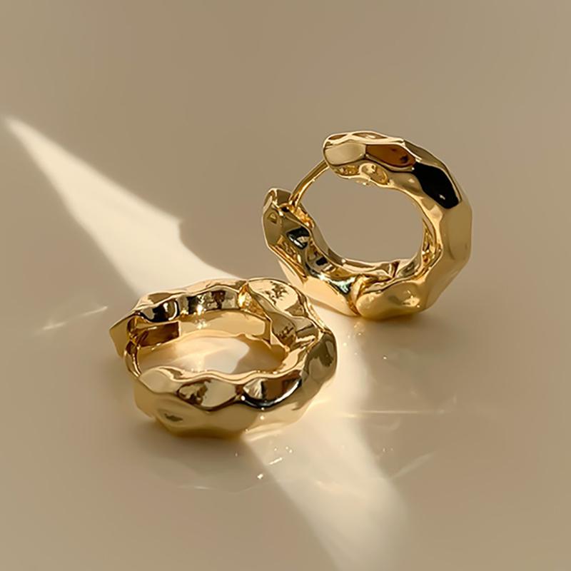 foxanry Необычные складные серьги для женщин, предотвращающие аллергию, новые модные минималистичные серьги для свадебной вечеринки, ювелирные изделия для невесты, аксессуары, подарки