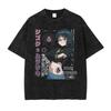 Anime Hunter X Hunter Graphic  Cotton Tshirt Unisex Vintage Washed Killua Kurapika Gon T Shirt Hisoka Tshirt For Man