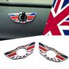 Красные кольца-эмблемы в стиле Union Jack для MINI Countryman Paceman, дверные замки