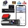 Dash Cam Ultra HD Real 4K+1080P Car Dvr GPS WiFi Dual Lens Dash Cameras Vehicle Black Box Rear View Camera Video Recorder