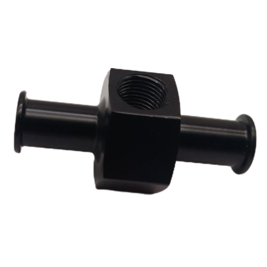 Fuel Nitrous Pressure Gauge Adapter 3/8" Hose 1/8" Npt Port Aluminum Universal